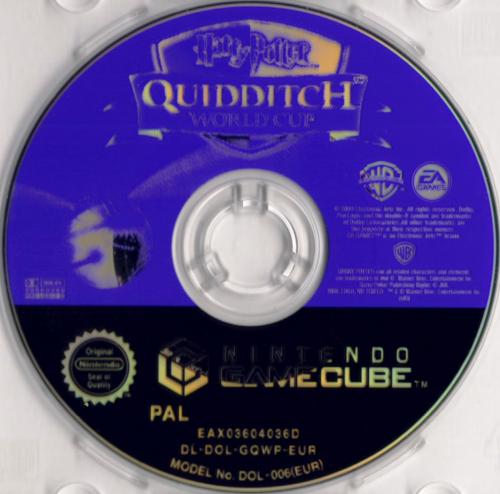 Harry Potter Quidditch World Cup Disc Scan - Click for full size image